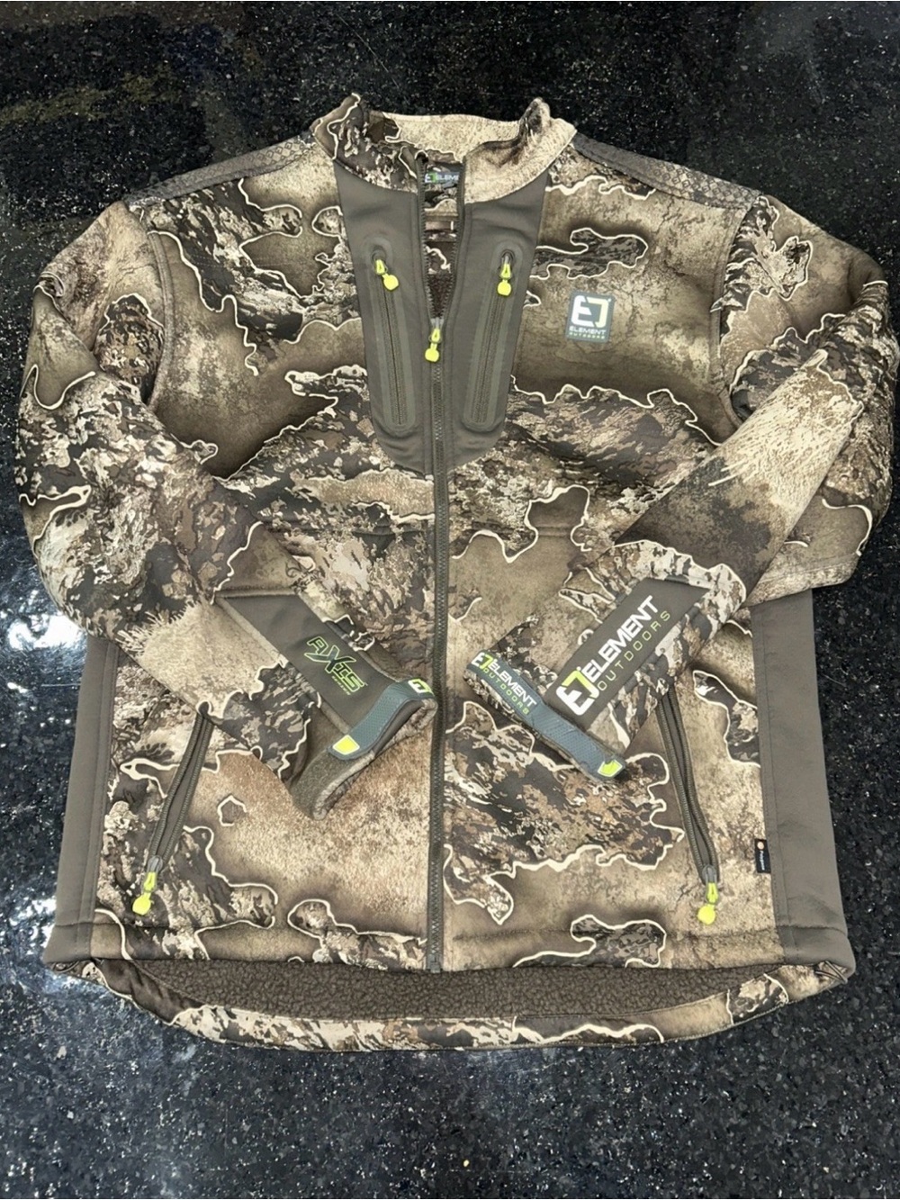 Element Outdoors Men's Axis Midweight Fleece Lined Jacket (Realtree Excape) XL
